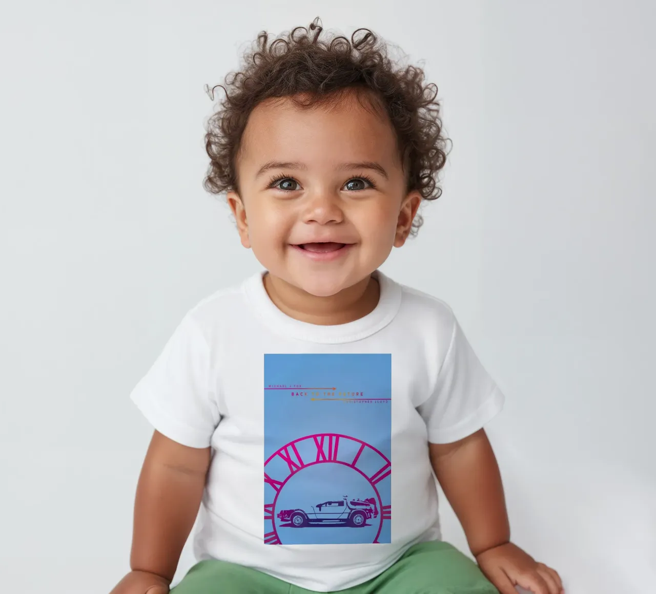 BTTF baby t-shirt by MD POSTERS
