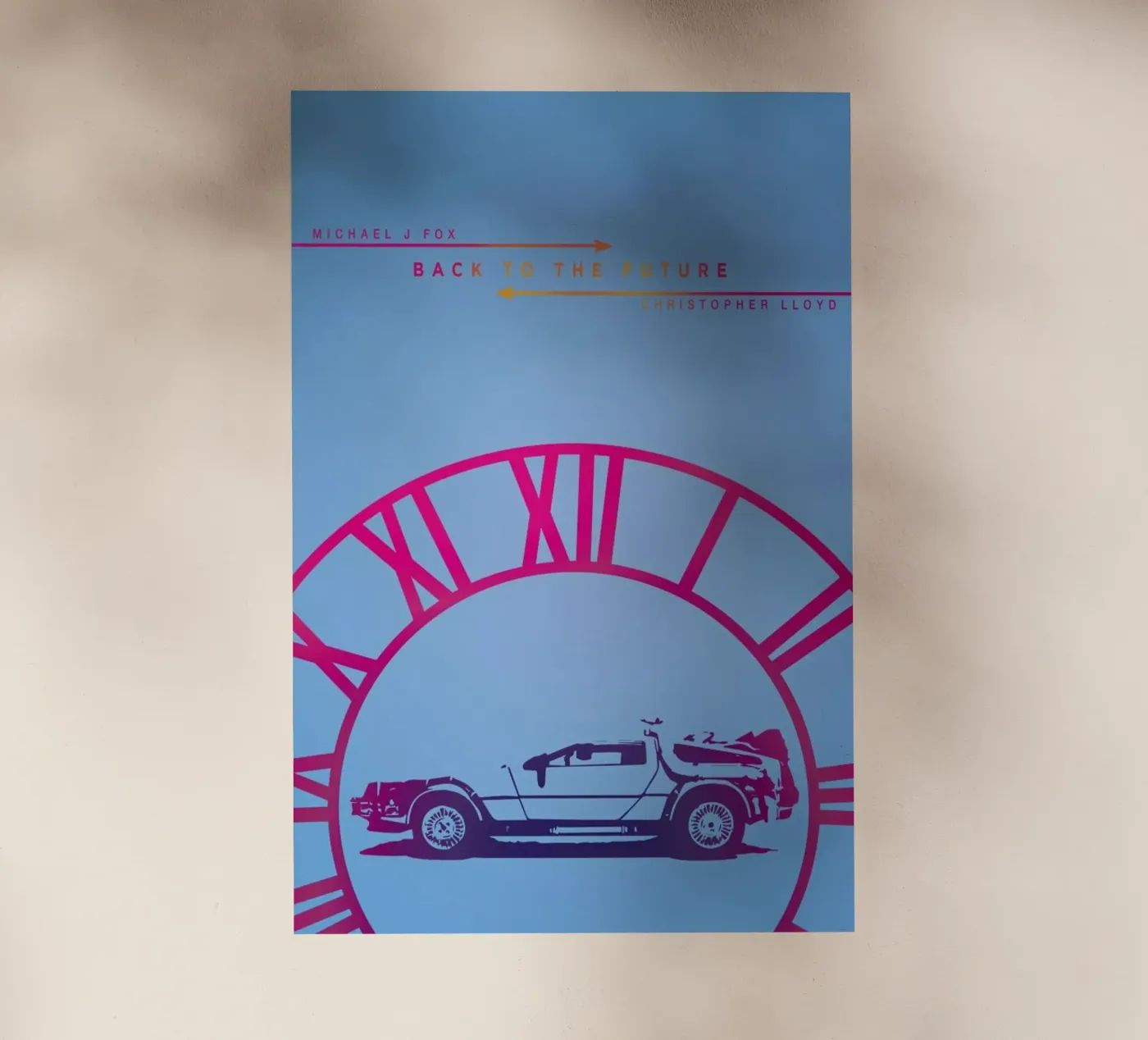 BTTF pellicola backlit da MD POSTERS