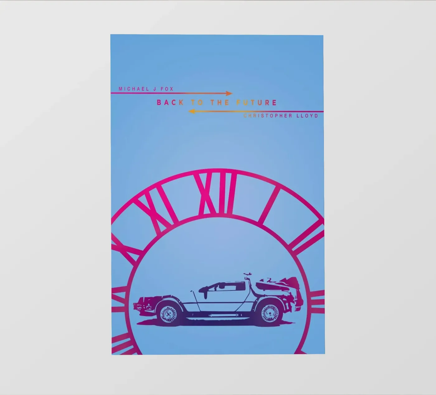 BTTF pellicola backlit da MD POSTERS