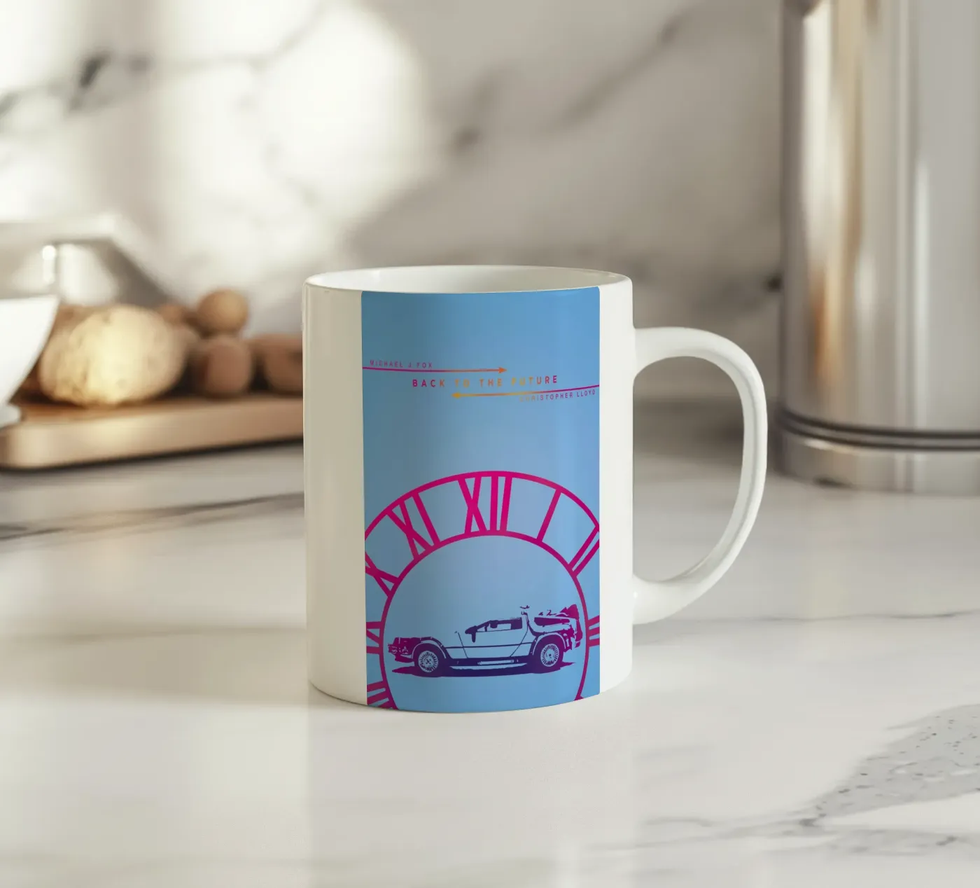 BTTF ceramic mug by MD POSTERS
