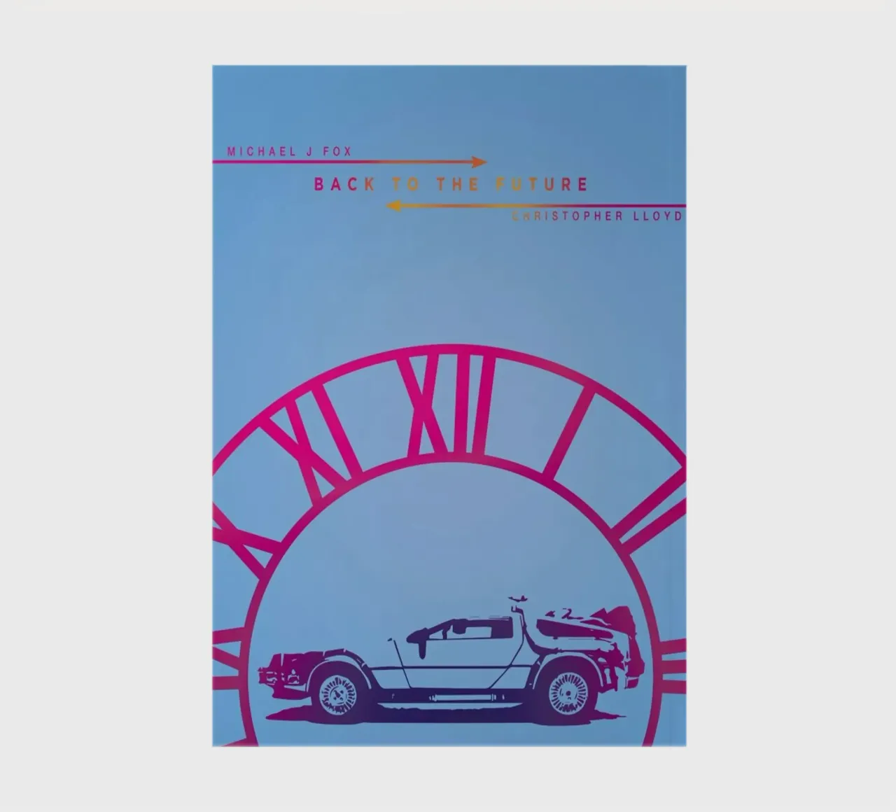 BTTF notitieboek van MD POSTERS