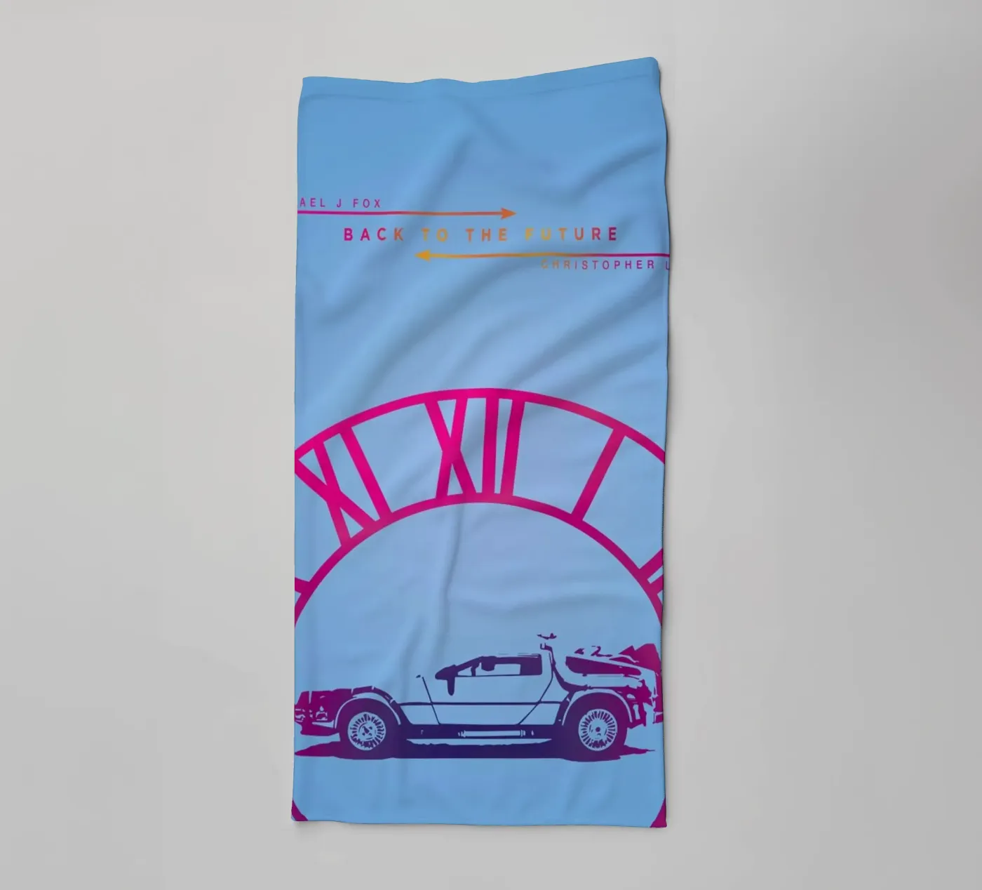 BTTF badhanddoek van MD POSTERS