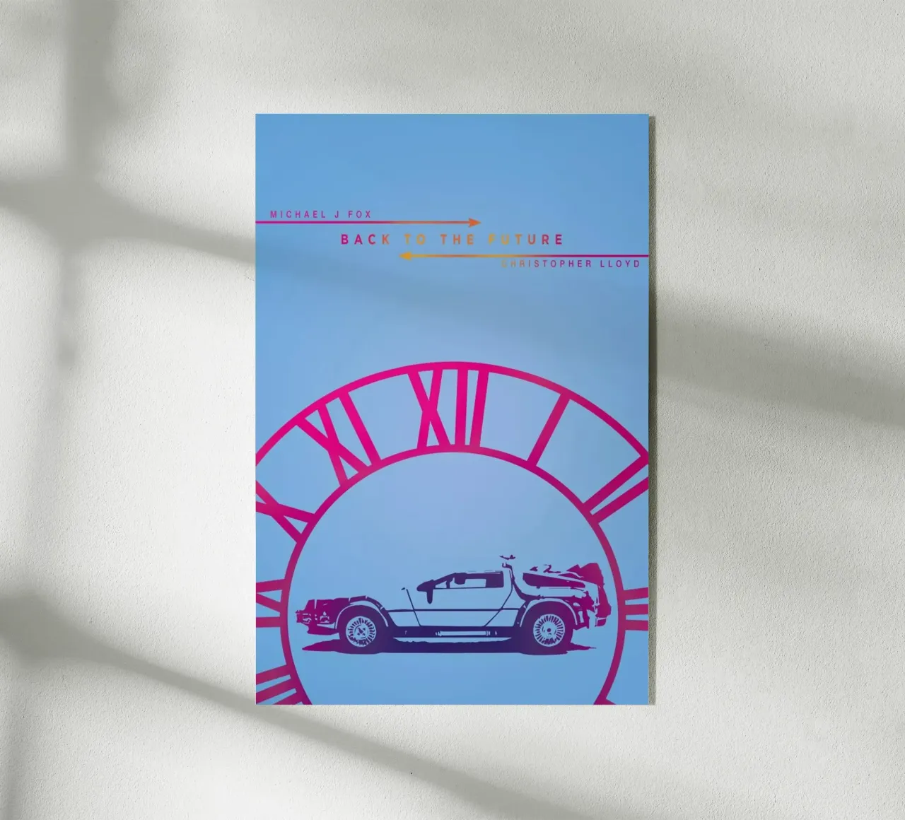 BTTF acrylic glass by MD POSTERS