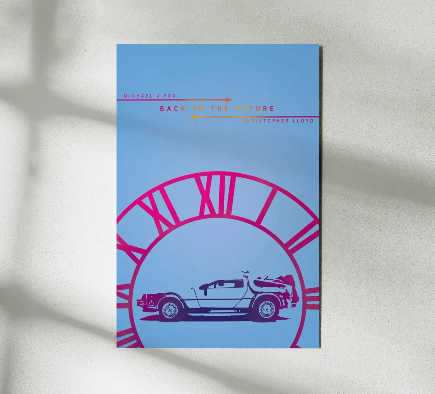 BTTF forex plate by MD POSTERS