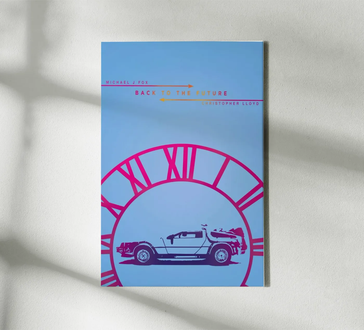 BTTF canvas by MD POSTERS