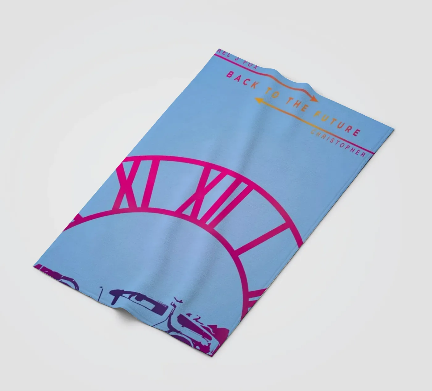 BTTF fleecedeken van MD POSTERS
