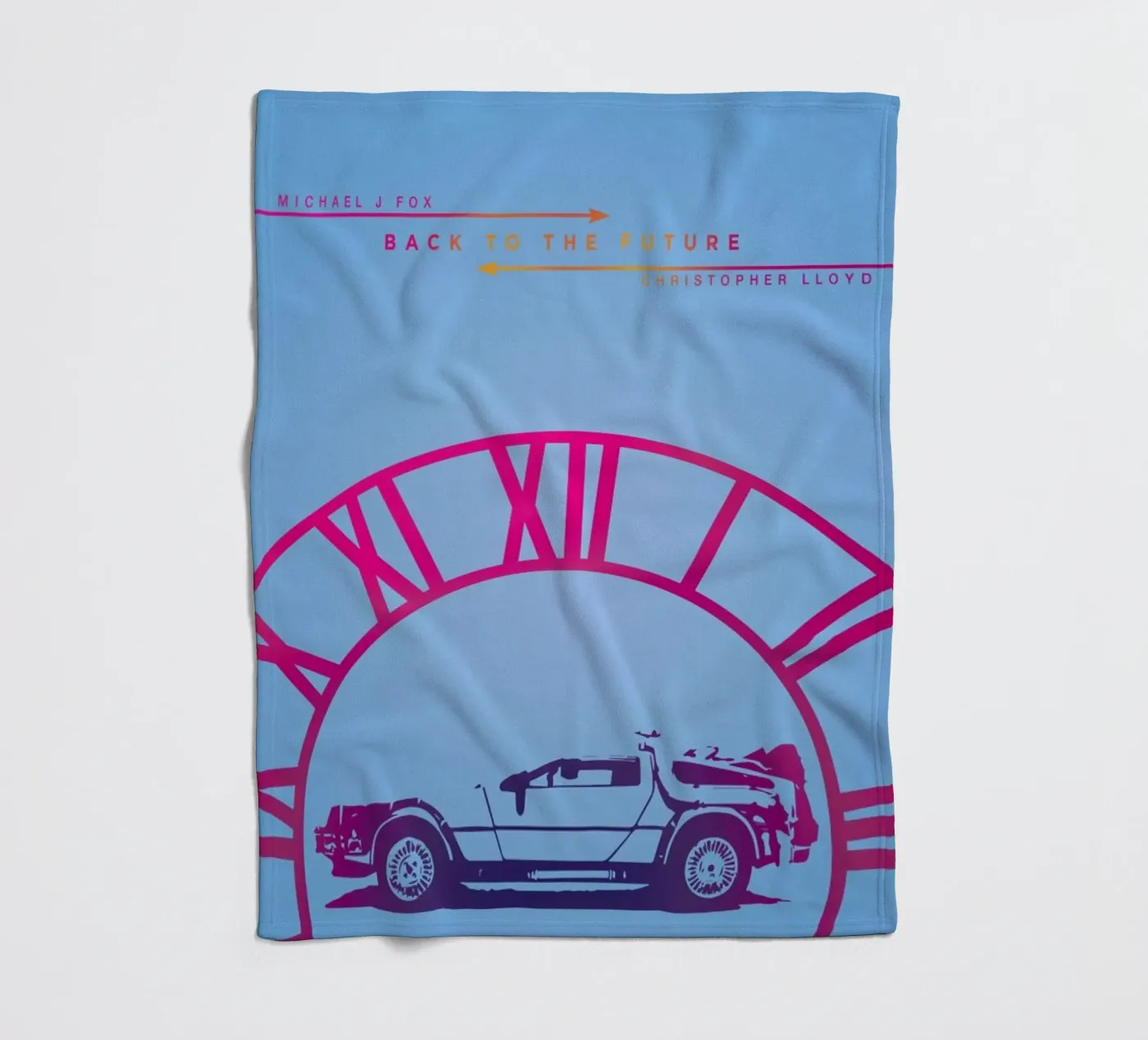 BTTF fleecedeken van MD POSTERS