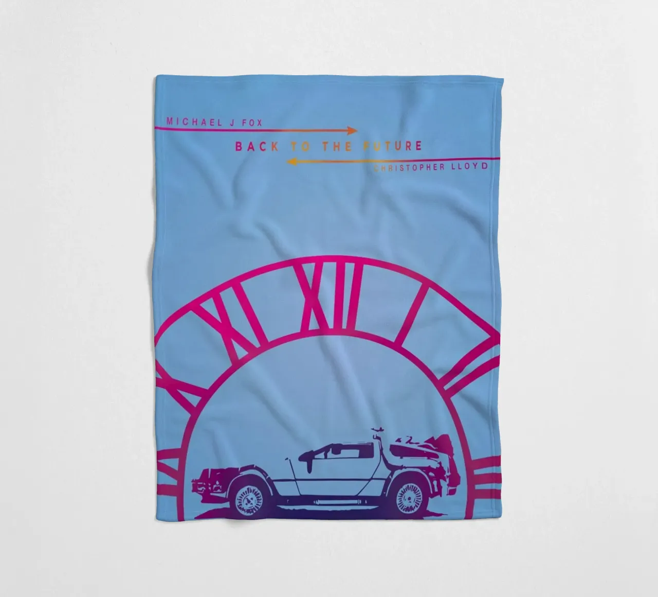 BTTF fleece blanket by MD POSTERS