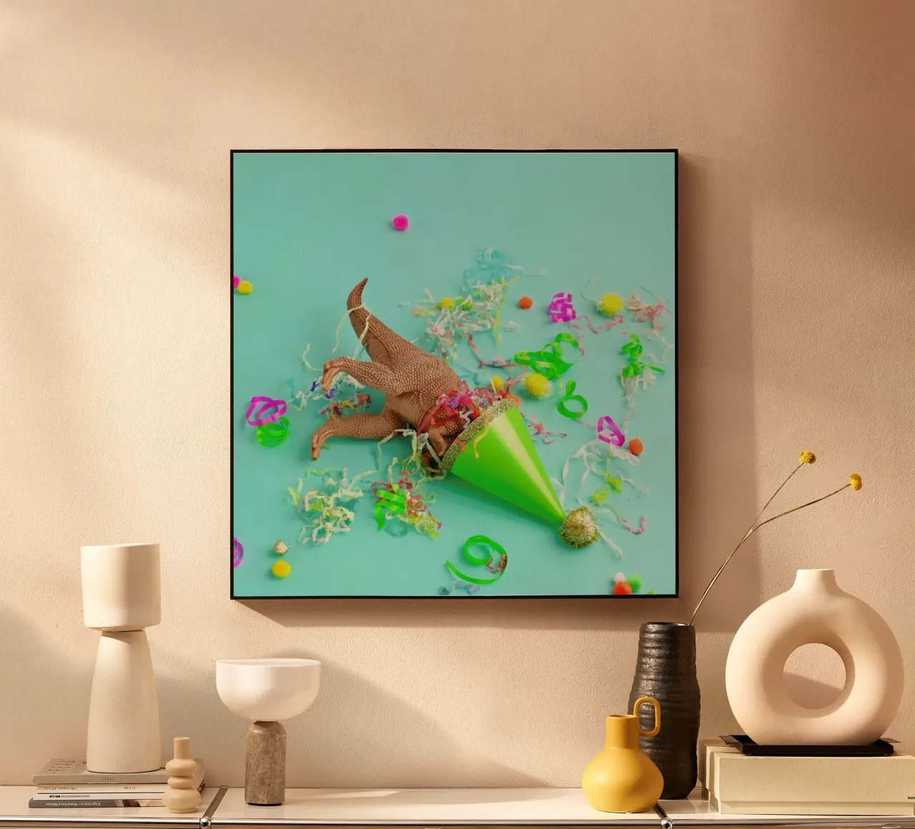 Dinosaur Party plexiglass da Juj Winn