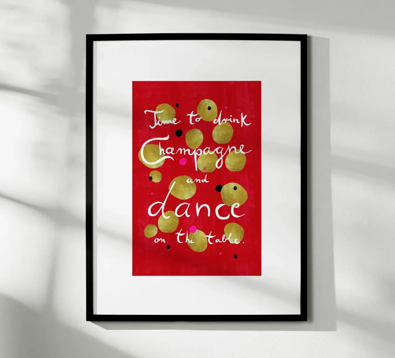 Dance poster con telaio in alluminio da typealive
