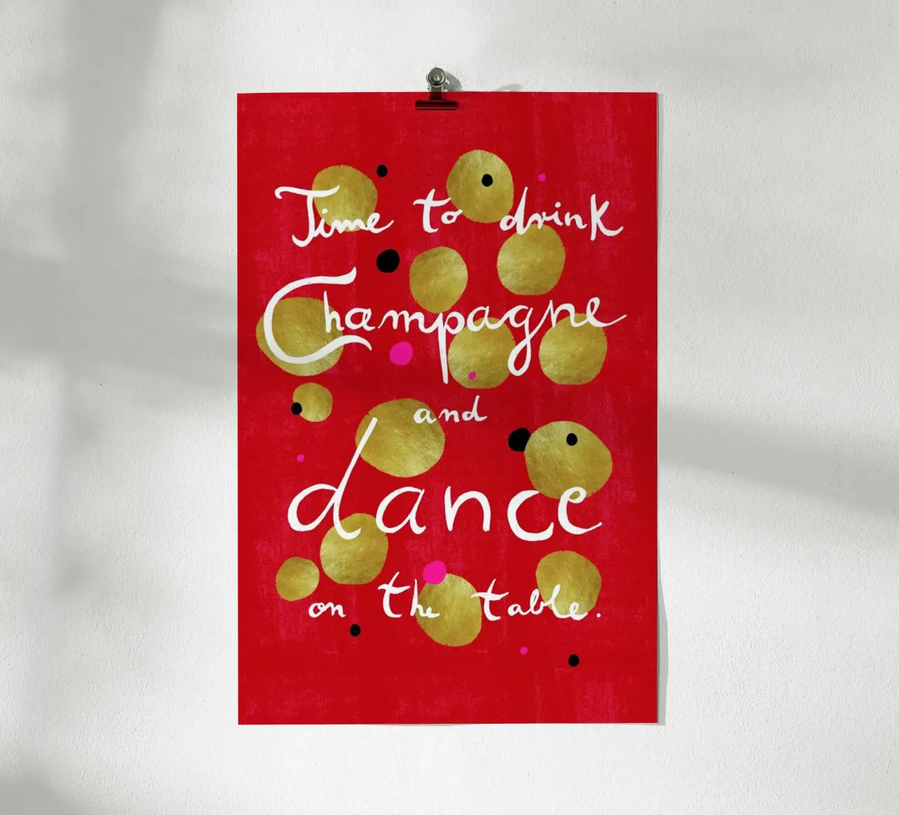 Dance poster con telaio in alluminio da typealive