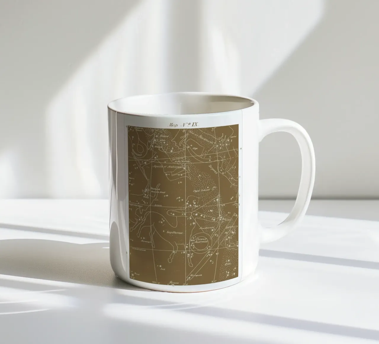 Sagittarius Gold tazza in ceramica da Astër