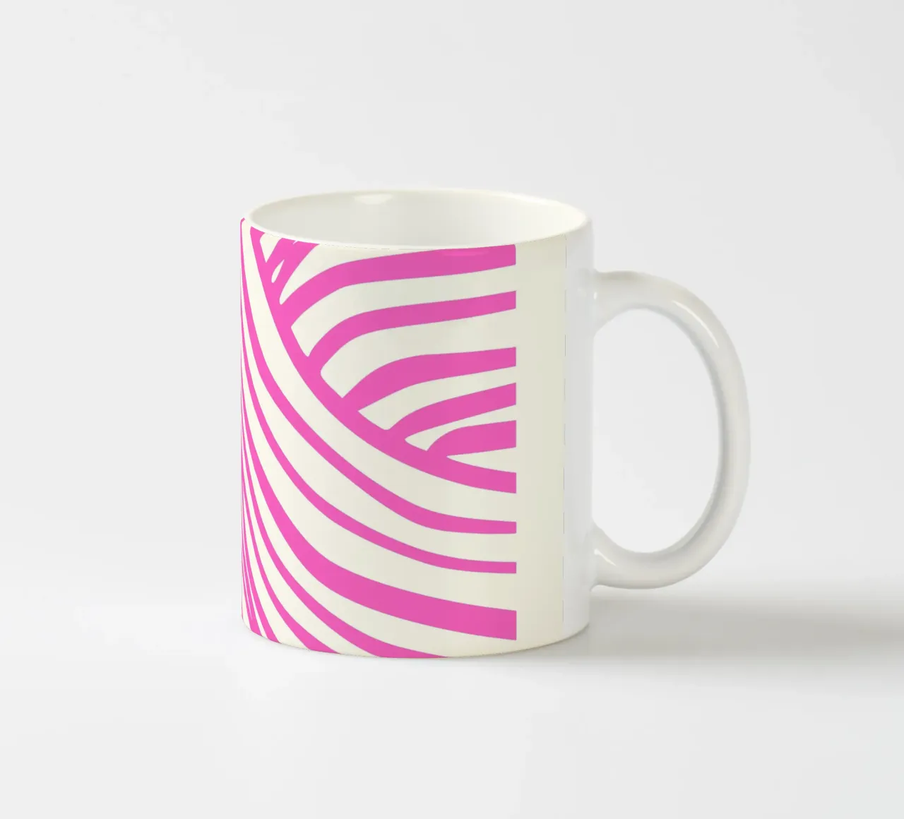 Mind-Bending Waves - Abstract Geometry ceramic mug by Studio Mooodz