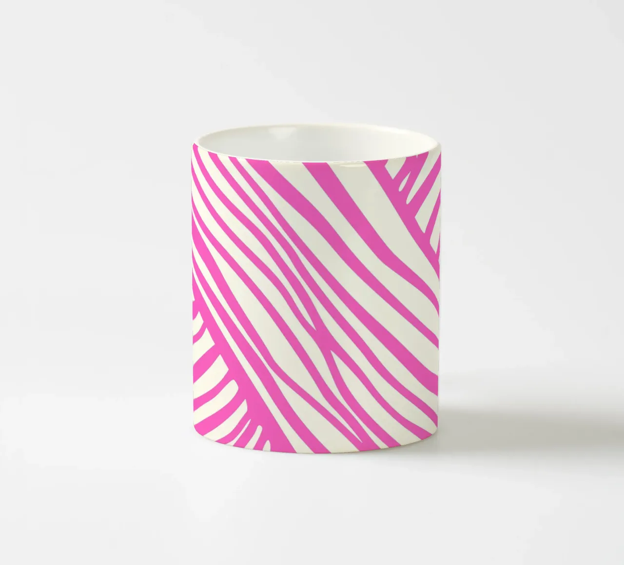 Mind-Bending Waves - Abstract Geometry ceramic mug by Studio Mooodz