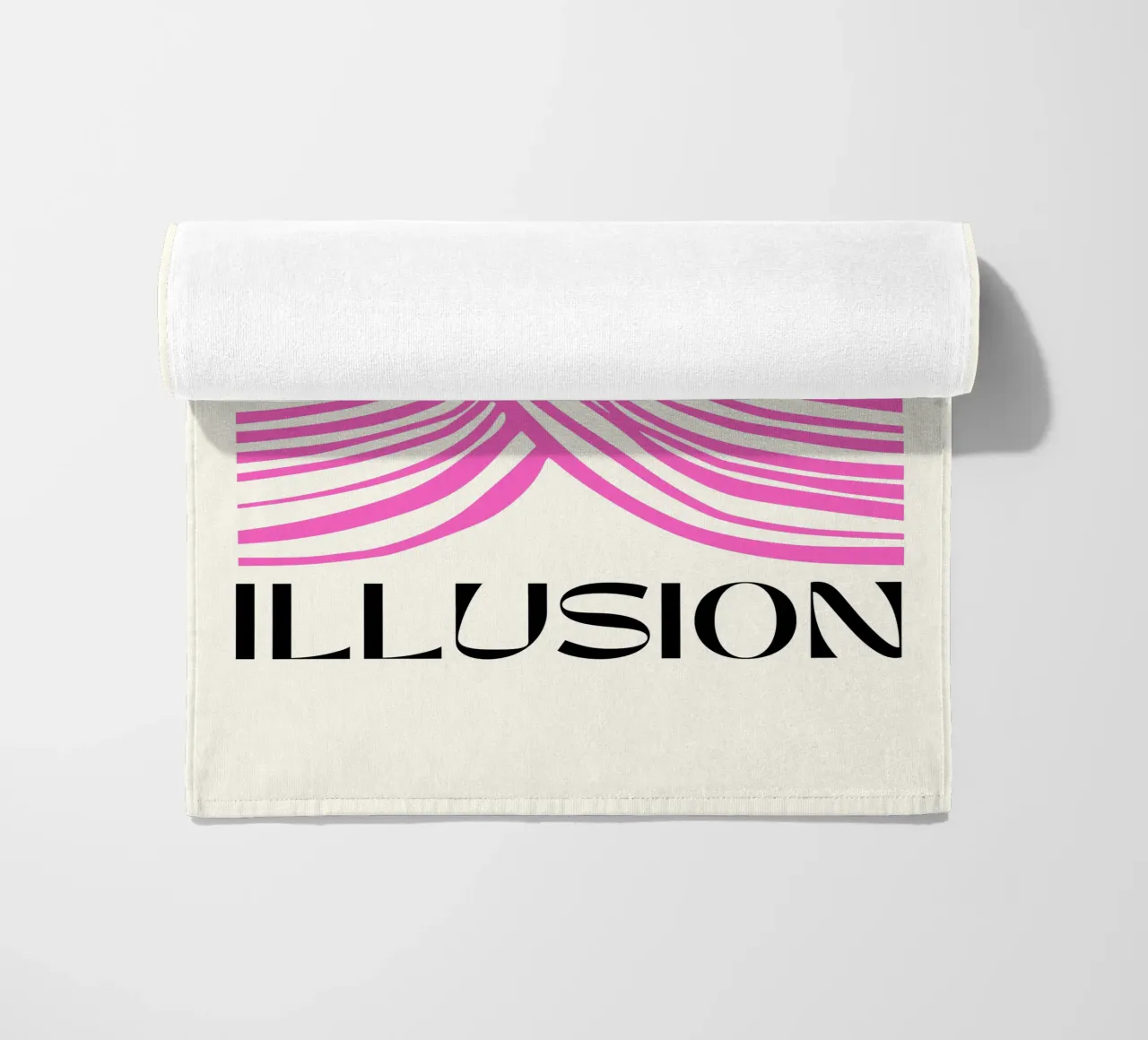 Mind-Bending Waves - Abstract Geometry beach towel by Studio Mooodz