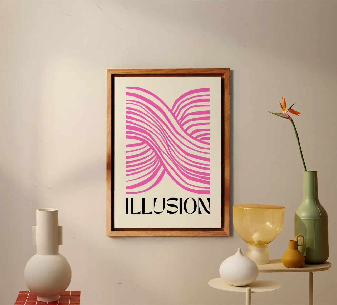 Mind-Bending Waves - Abstract Geometry alu-dibond by Studio Mooodz