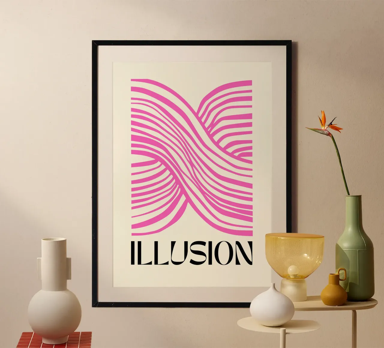 Mind-Bending Waves - Abstract Geometry hahnemühle by Studio Mooodz