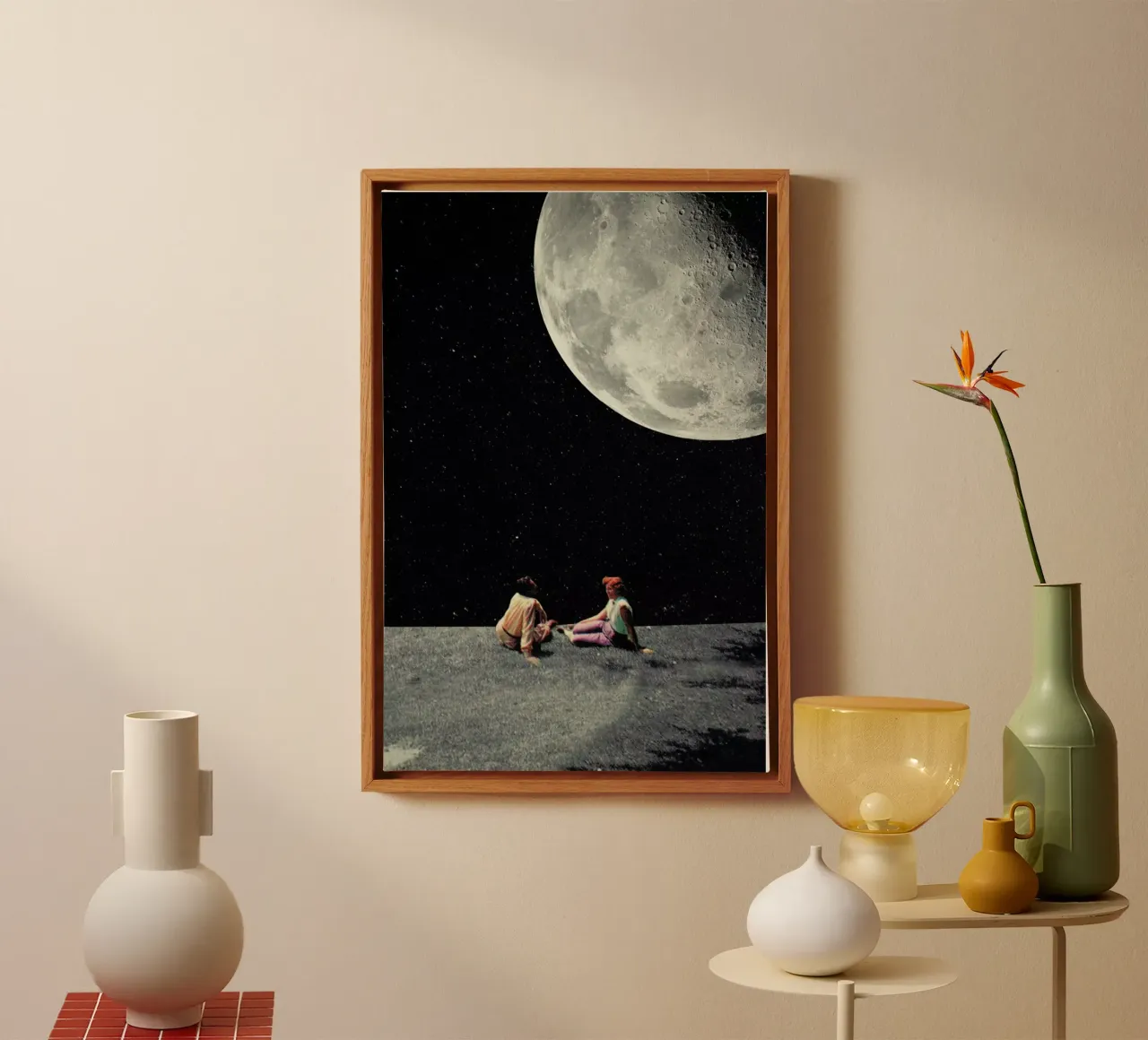 I Gave You The Moon For A Smile canvas by Frank Moth