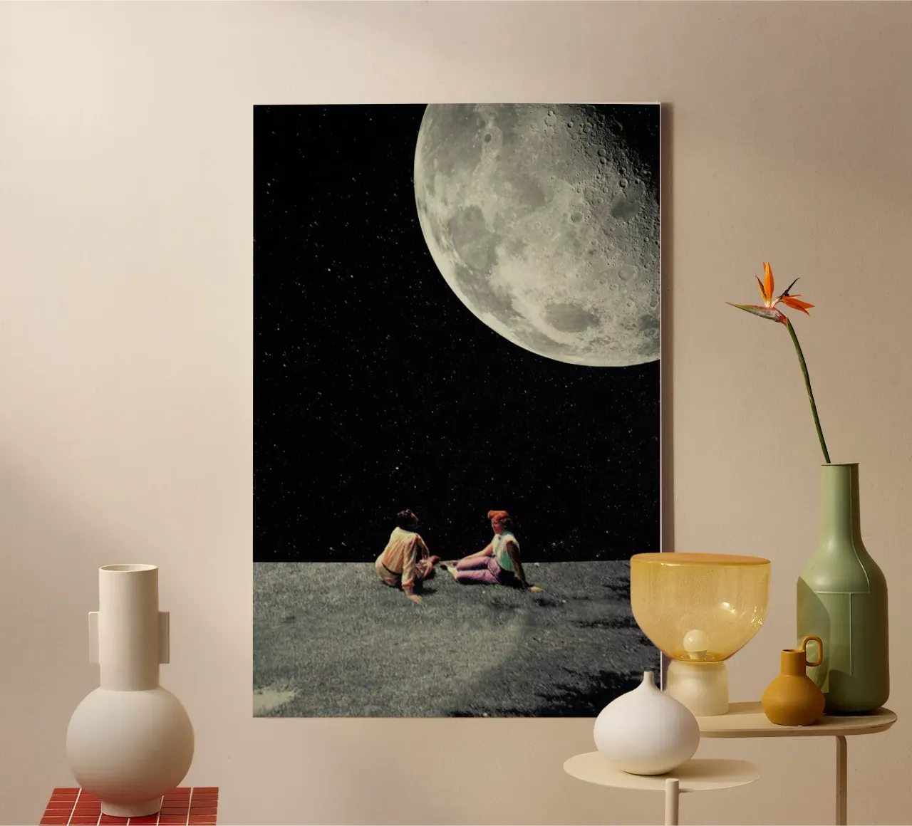 I Gave You The Moon For A Smile canvas by Frank Moth