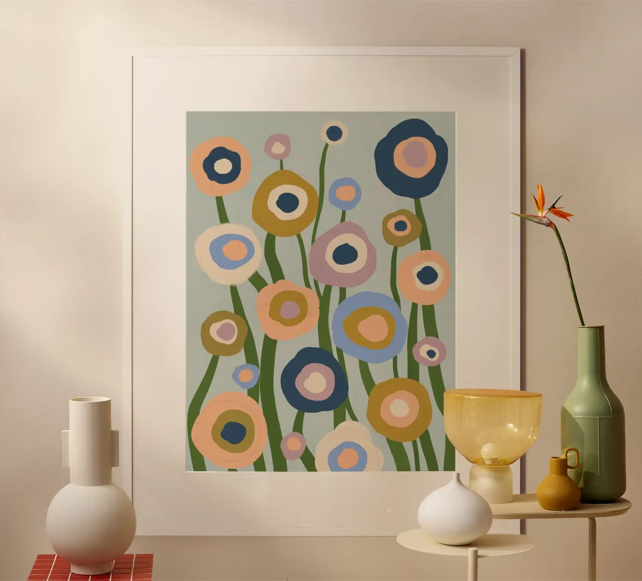 Meadow poster con telaio in plastica da GigiRosado