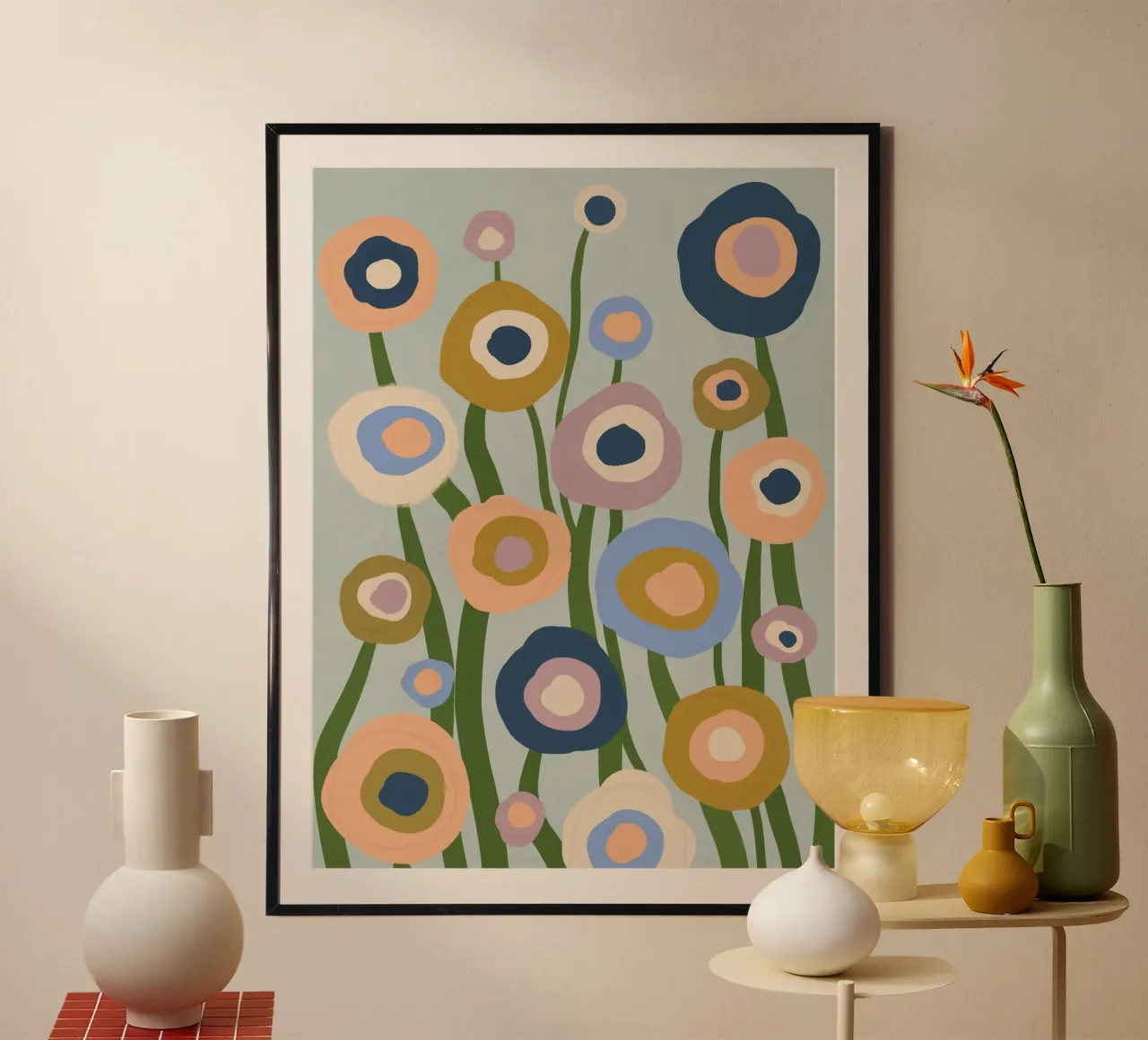 Meadow poster con telaio in plastica da GigiRosado