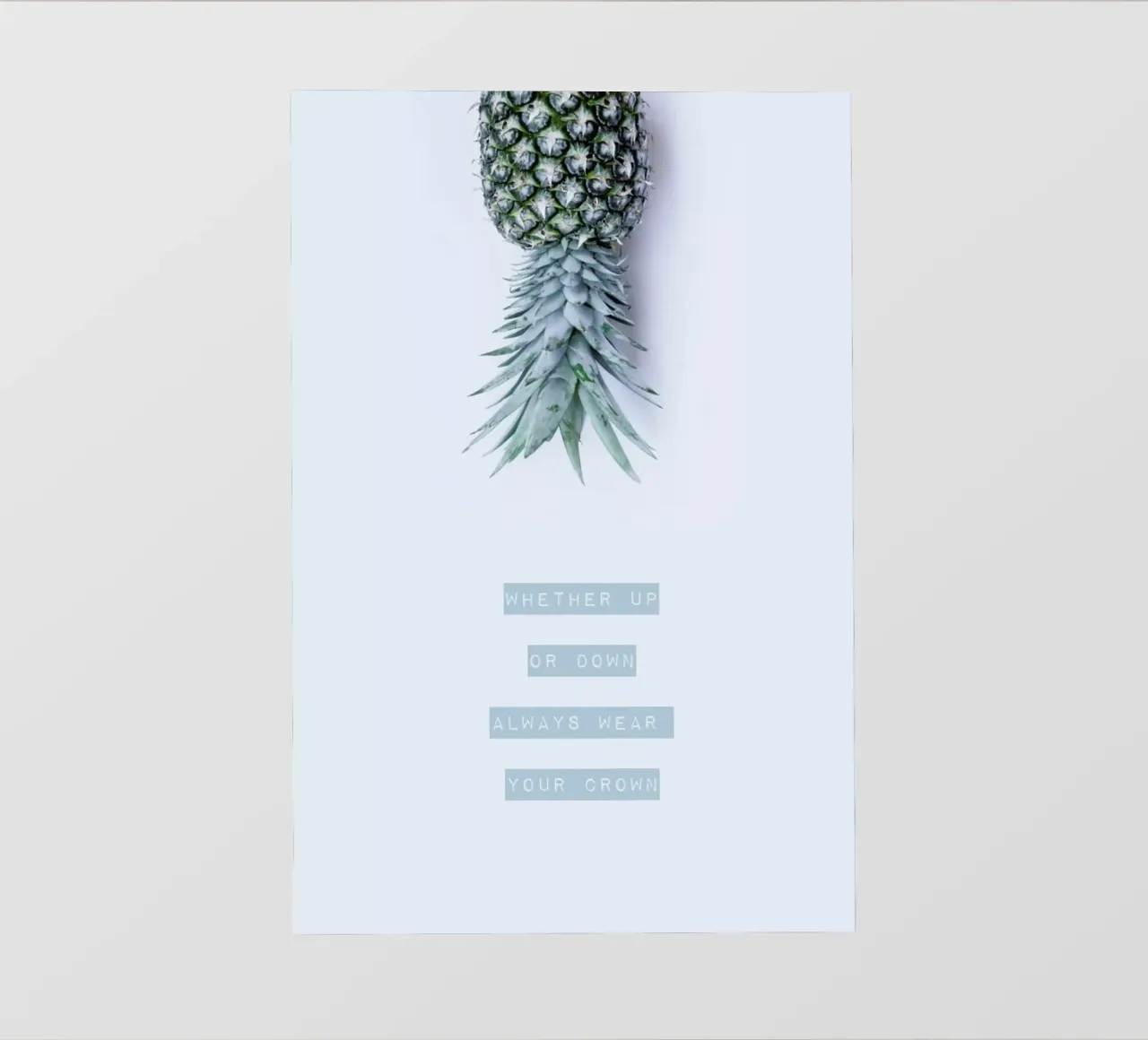 Pineapple Crown telo in pvc da Ingrid Beddoes