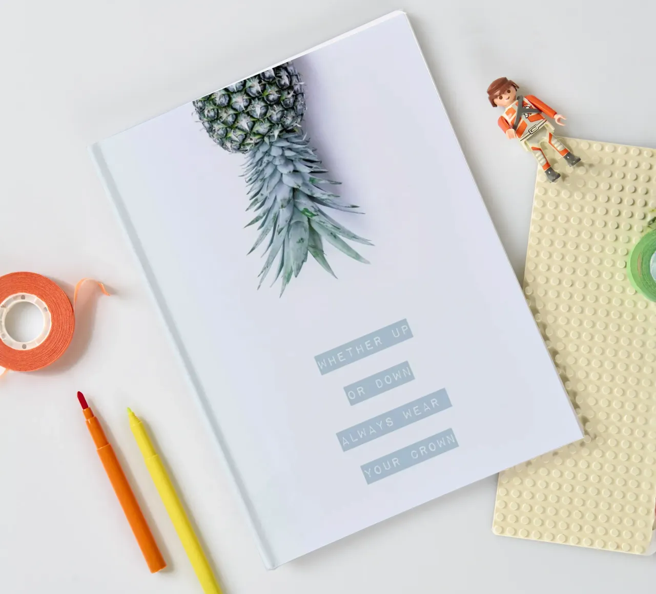 Pineapple Crown notebook by Ingrid Beddoes