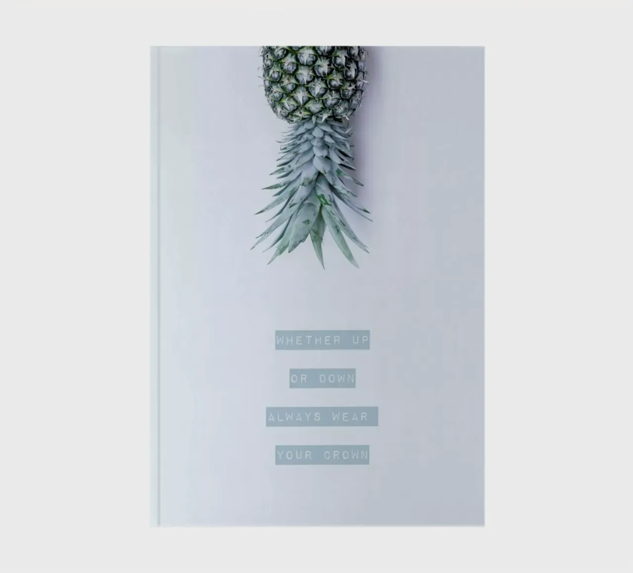 Pineapple Crown notebook by Ingrid Beddoes