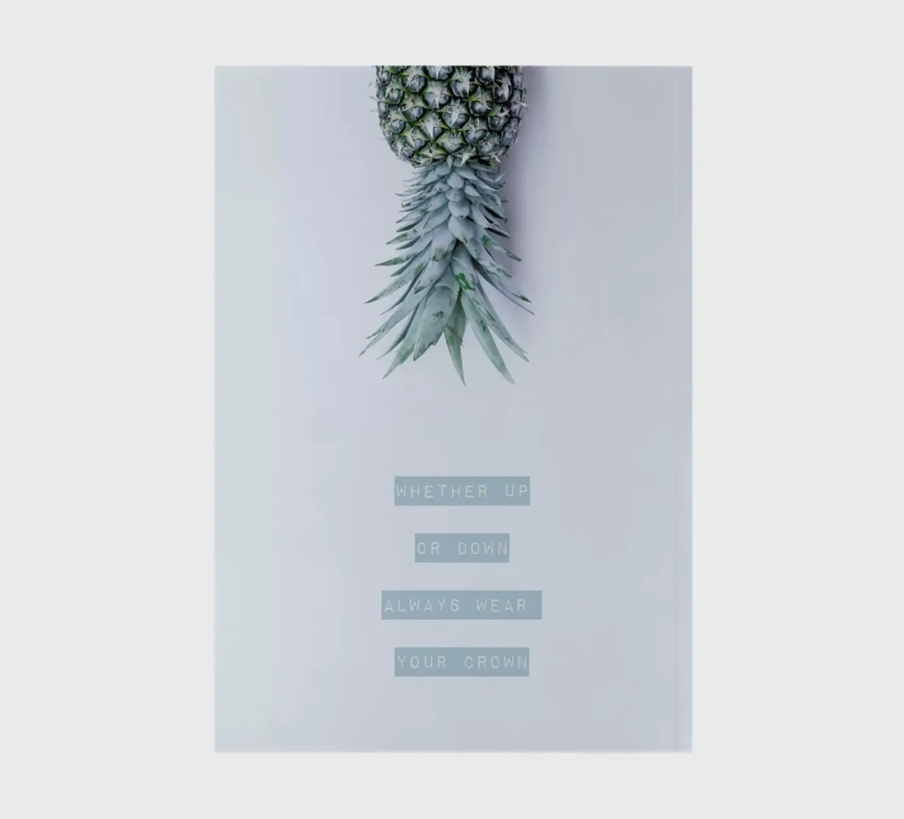 Pineapple Crown notebook by Ingrid Beddoes