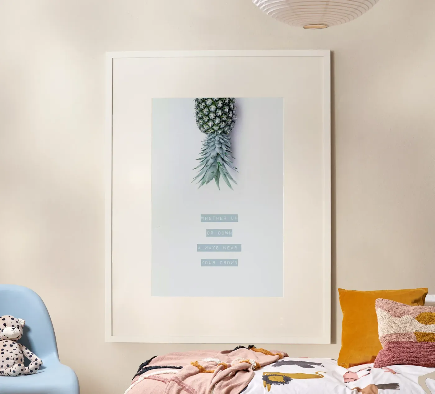 Pineapple Crown poster van Ingrid Beddoes