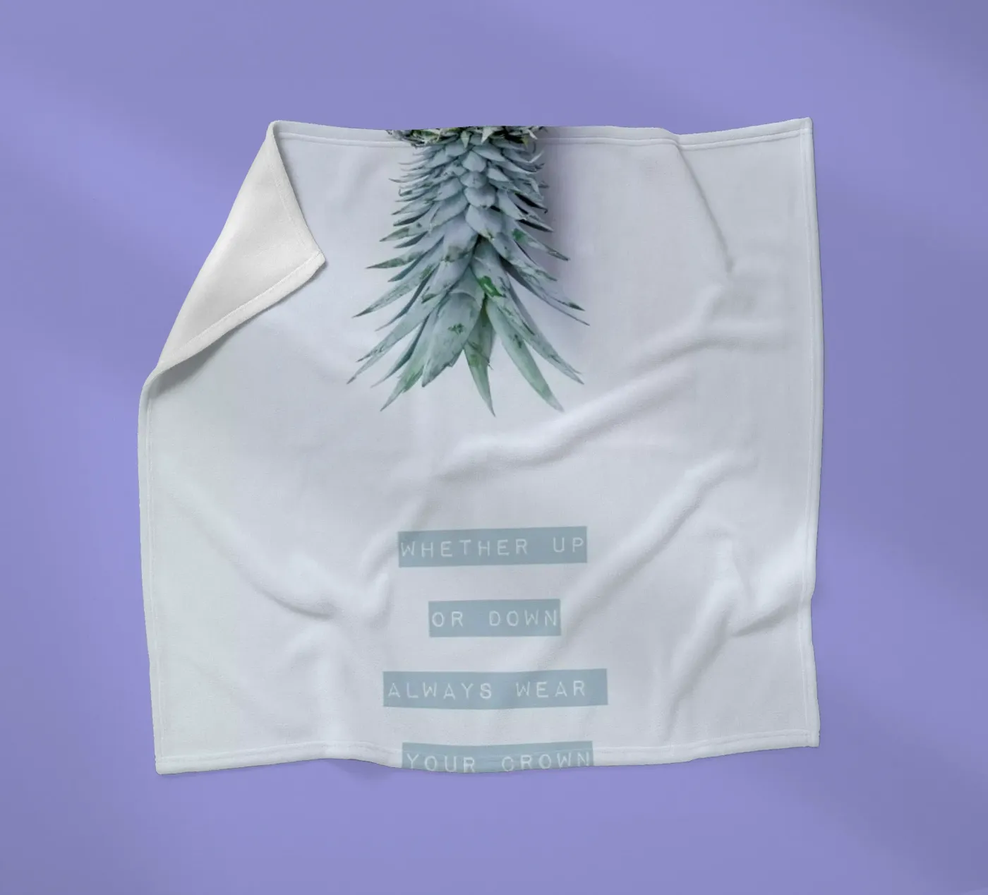 Pineapple Crown fleecedeken van Ingrid Beddoes