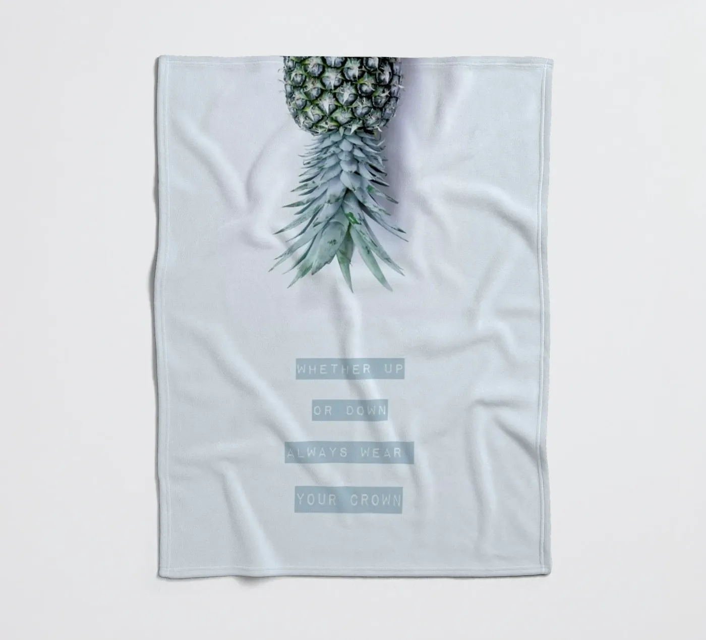 Pineapple Crown fleecedeken van Ingrid Beddoes