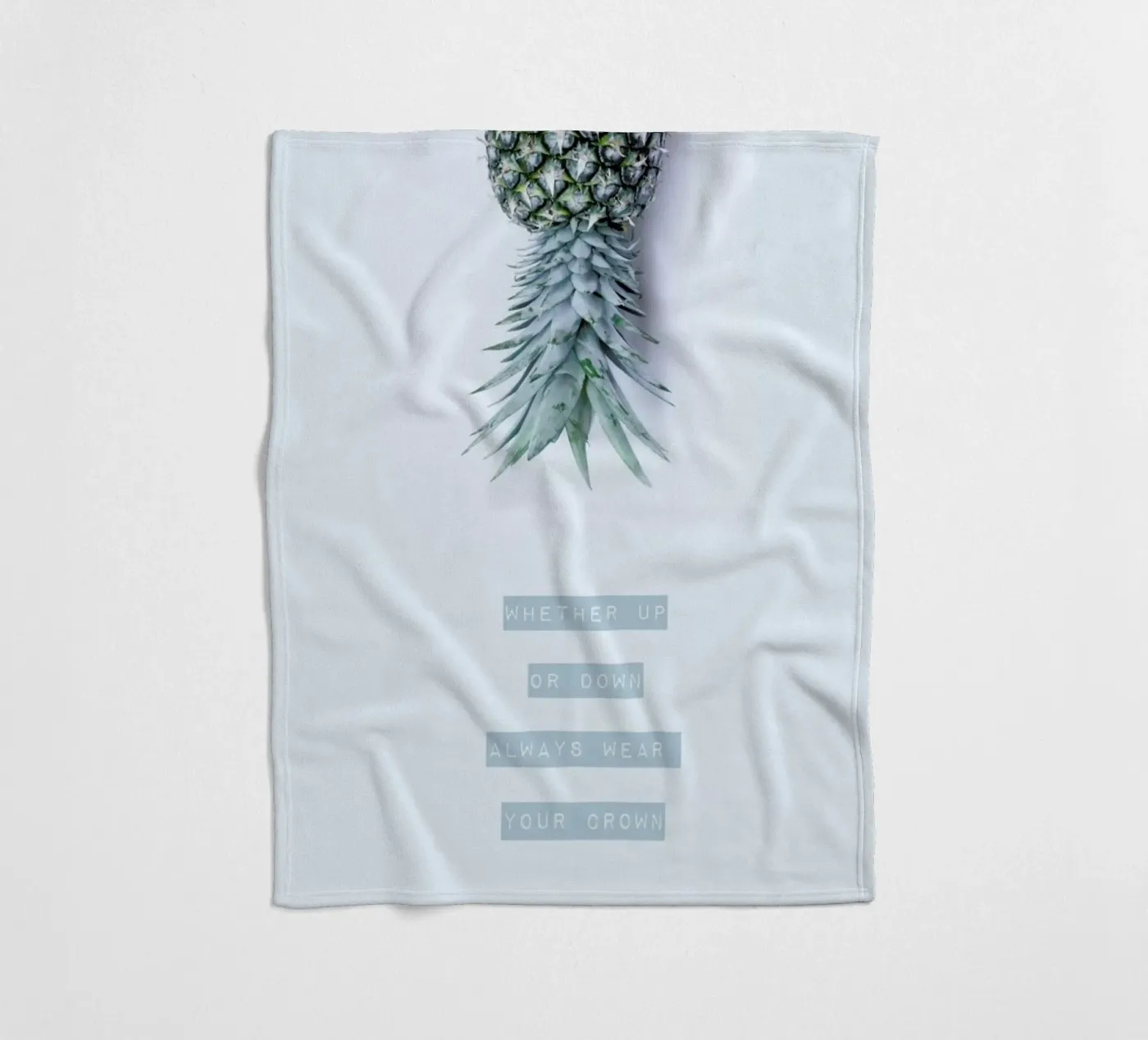 Pineapple Crown fleecedeken van Ingrid Beddoes