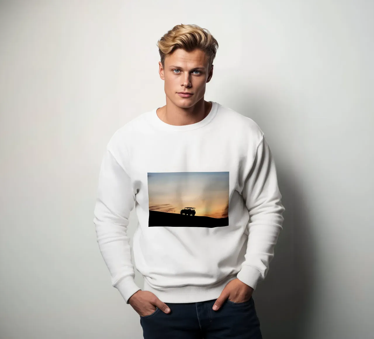 Sunset Sillhouettes sweatshirt van Charlotte Curd