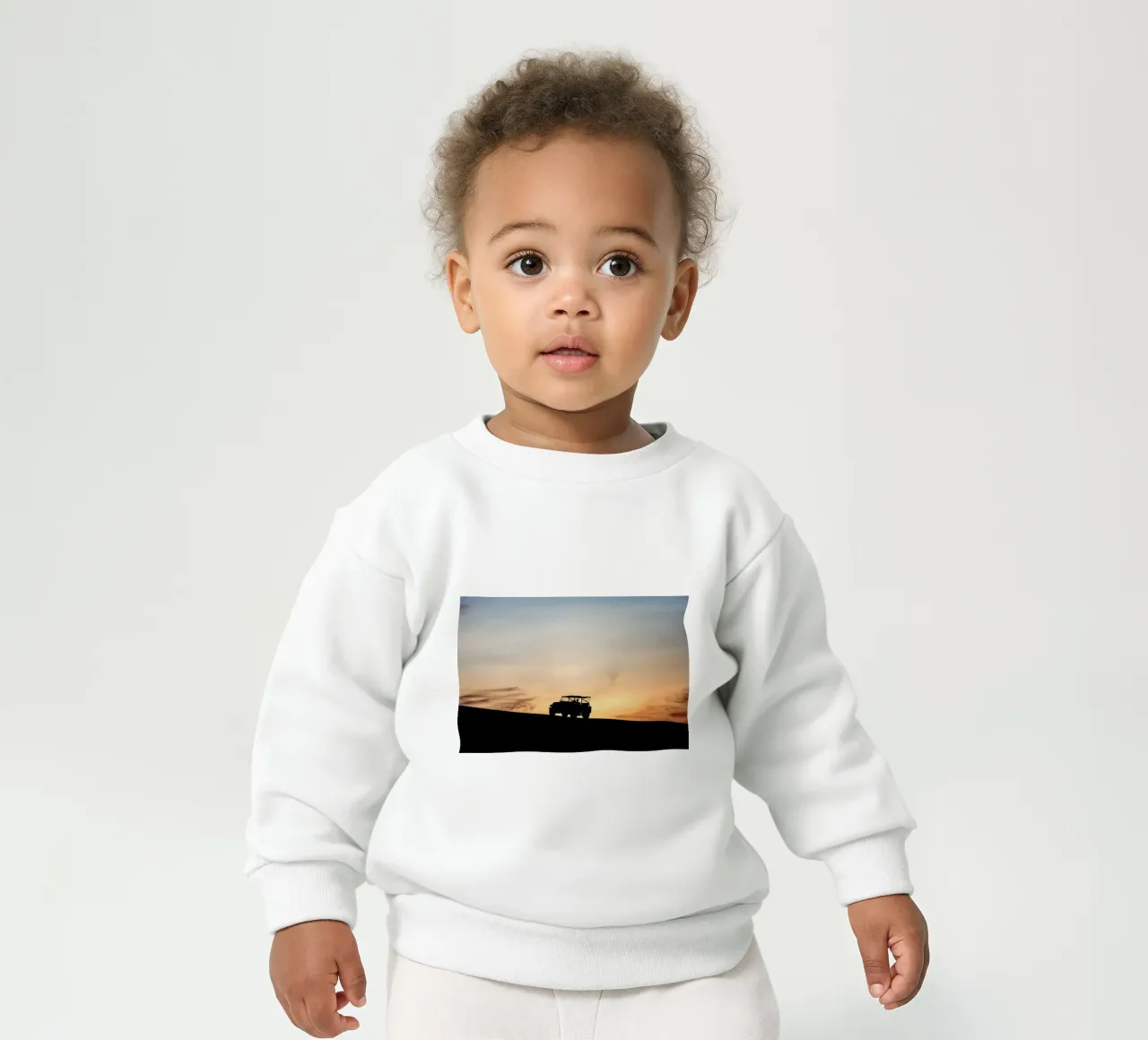 Sunset Sillhouettes felpa neonato da Charlotte Curd