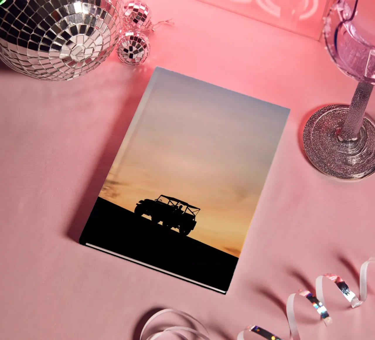 Sunset Sillhouettes notebook by Charlotte Curd