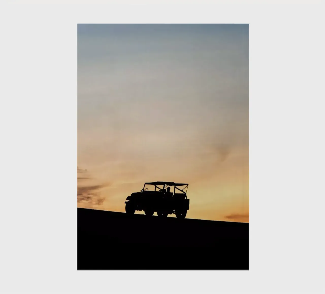 Sunset Sillhouettes notebook by Charlotte Curd