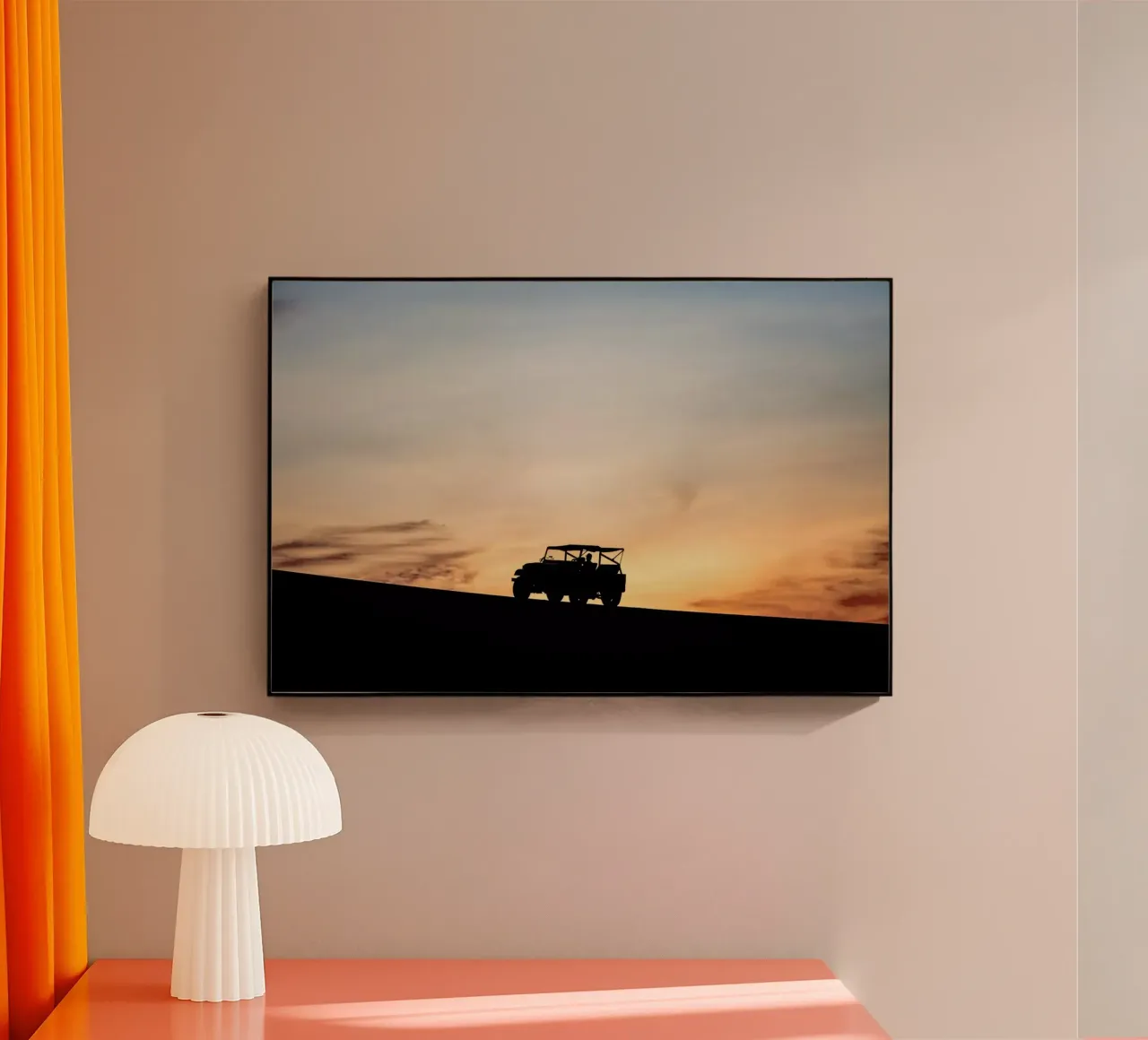 Sunset Sillhouettes plexiglass da Charlotte Curd