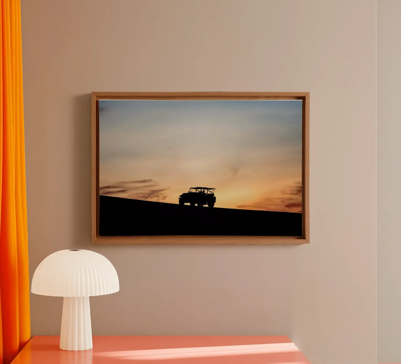 Sunset Sillhouettes tela da Charlotte Curd