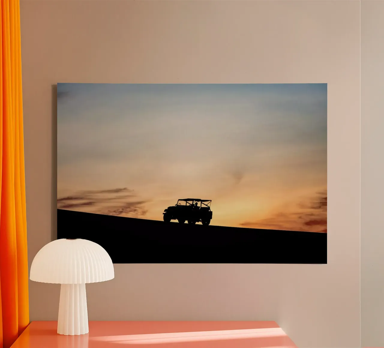 Sunset Sillhouettes tela da Charlotte Curd