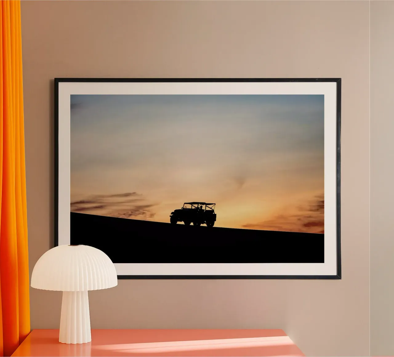 Sunset Sillhouettes poster da Charlotte Curd