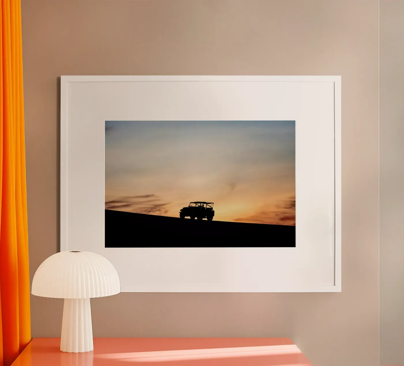 Sunset Sillhouettes poster da Charlotte Curd