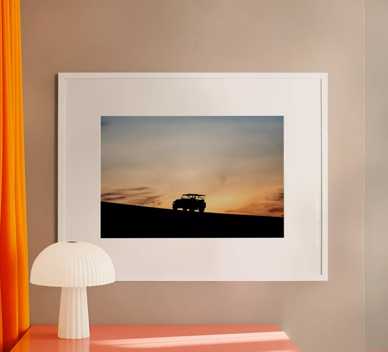 Sunset Sillhouettes poster da Charlotte Curd