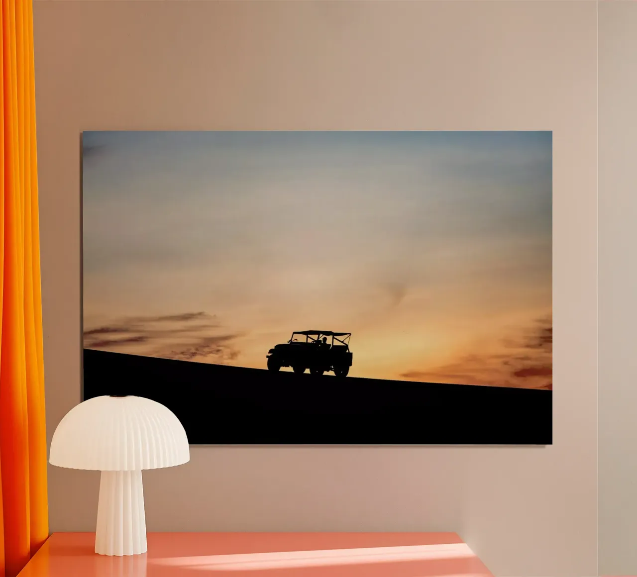 Sunset Sillhouettes poster da Charlotte Curd