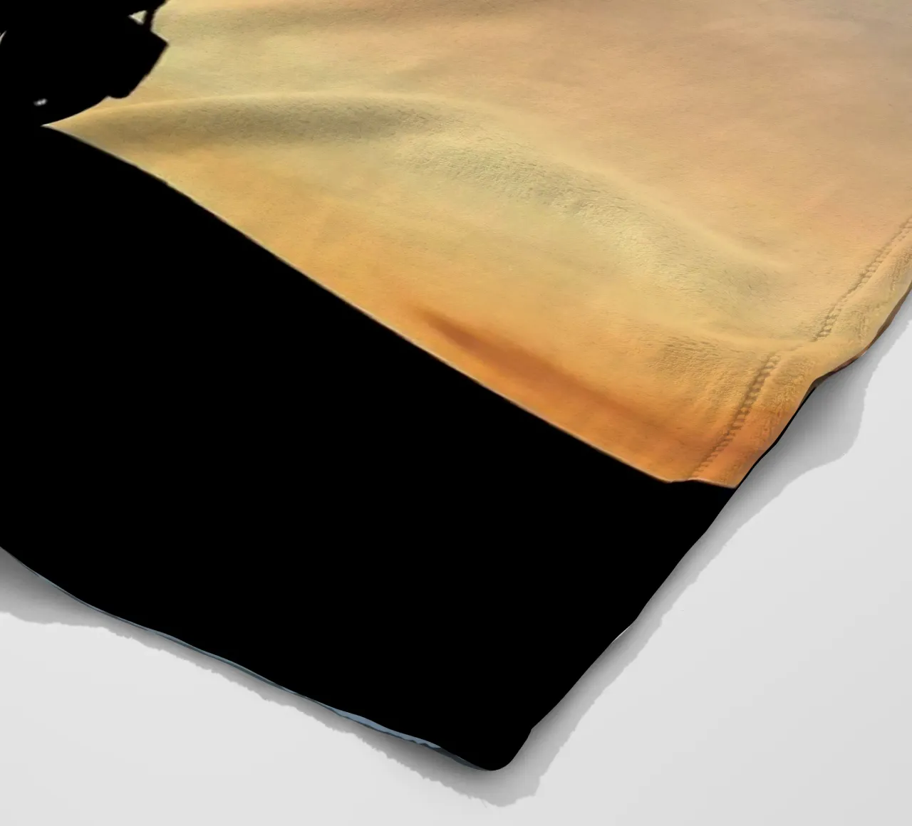 Sunset Sillhouettes coperta in pile da Charlotte Curd