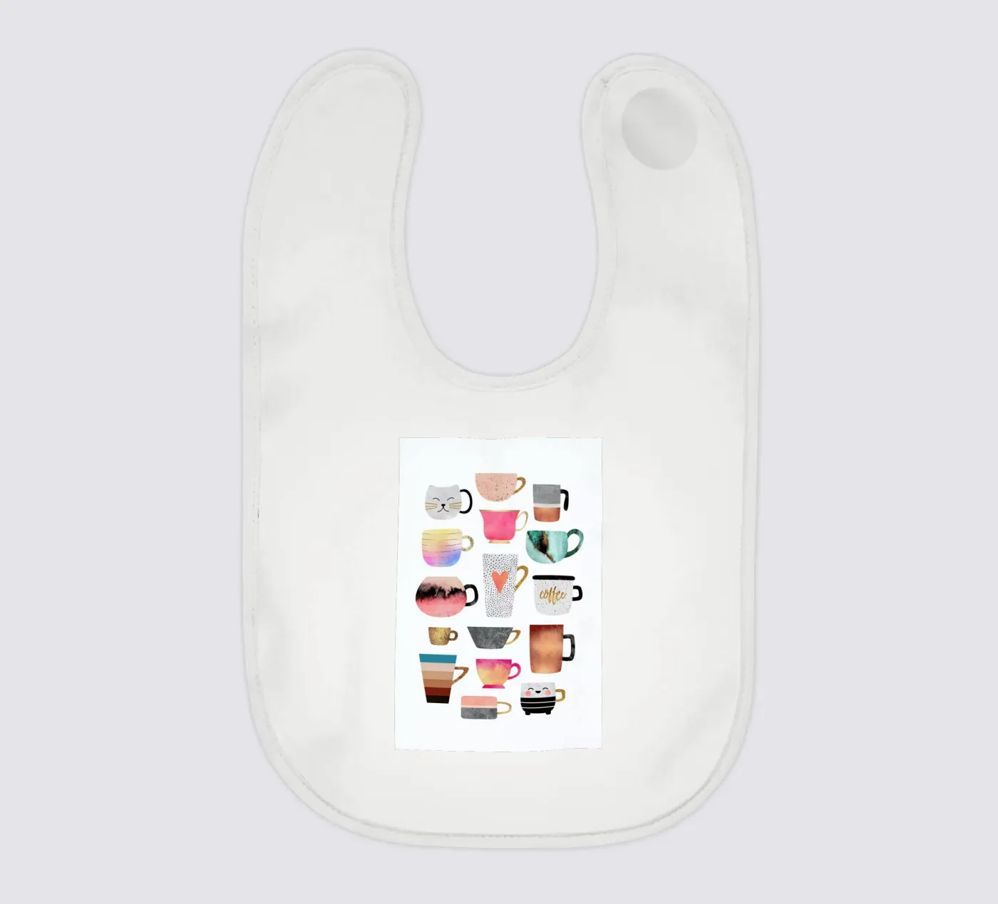 Coffee Cup Collection bavaglino da Elisabeth Fredriksson
