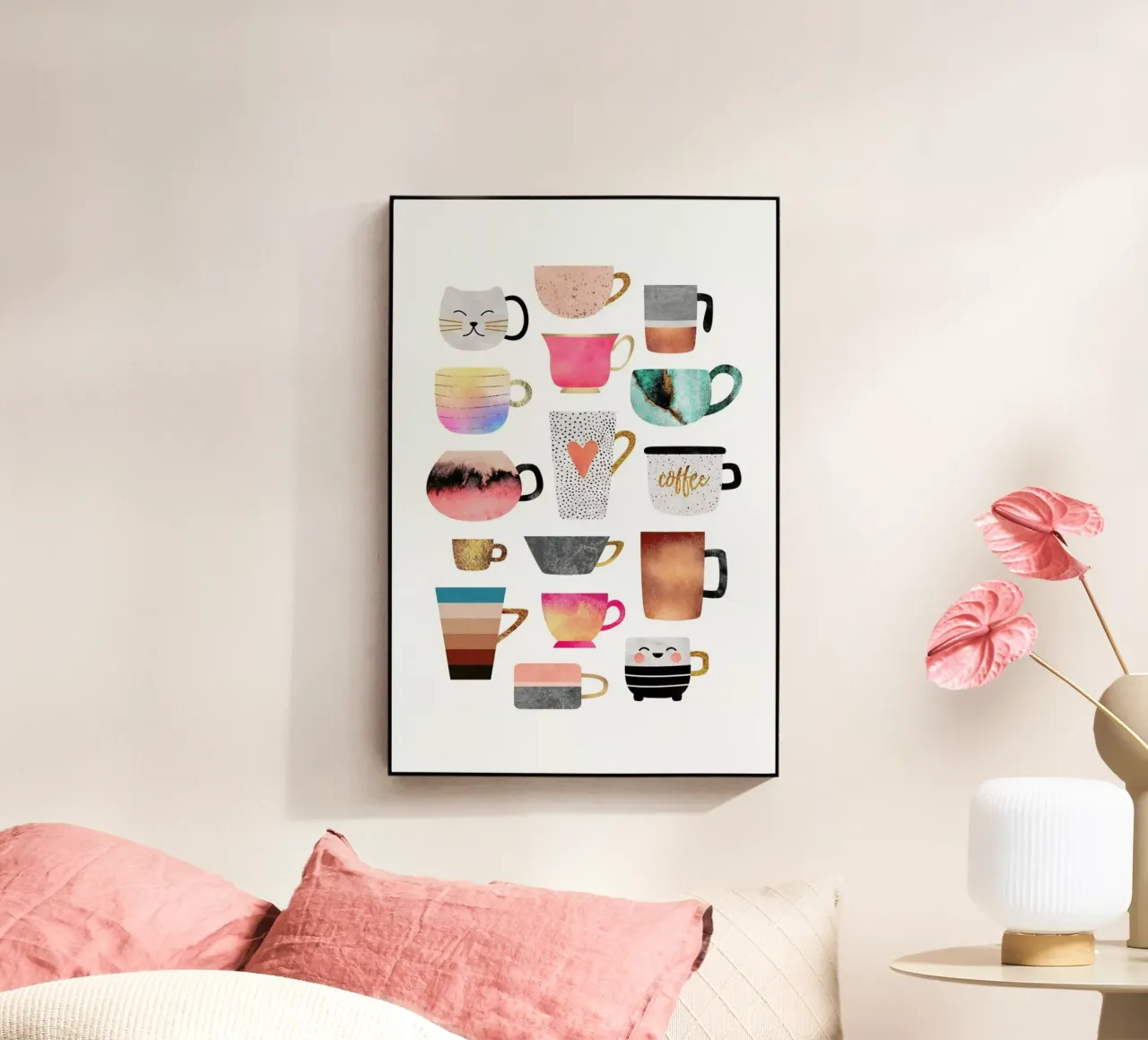 Coffee Cup Collection plexiglass da Elisabeth Fredriksson