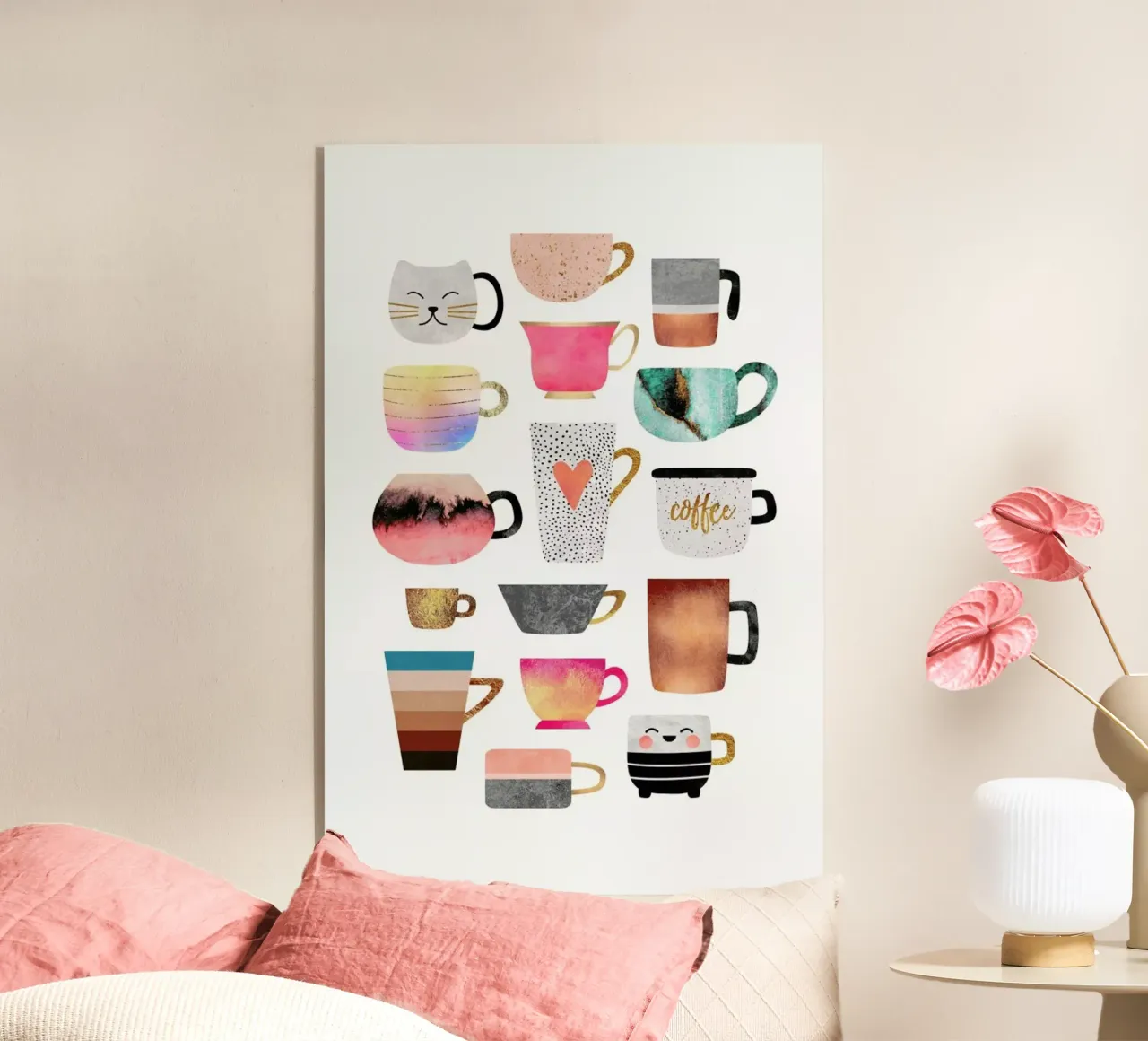 Coffee Cup Collection plexiglass da Elisabeth Fredriksson