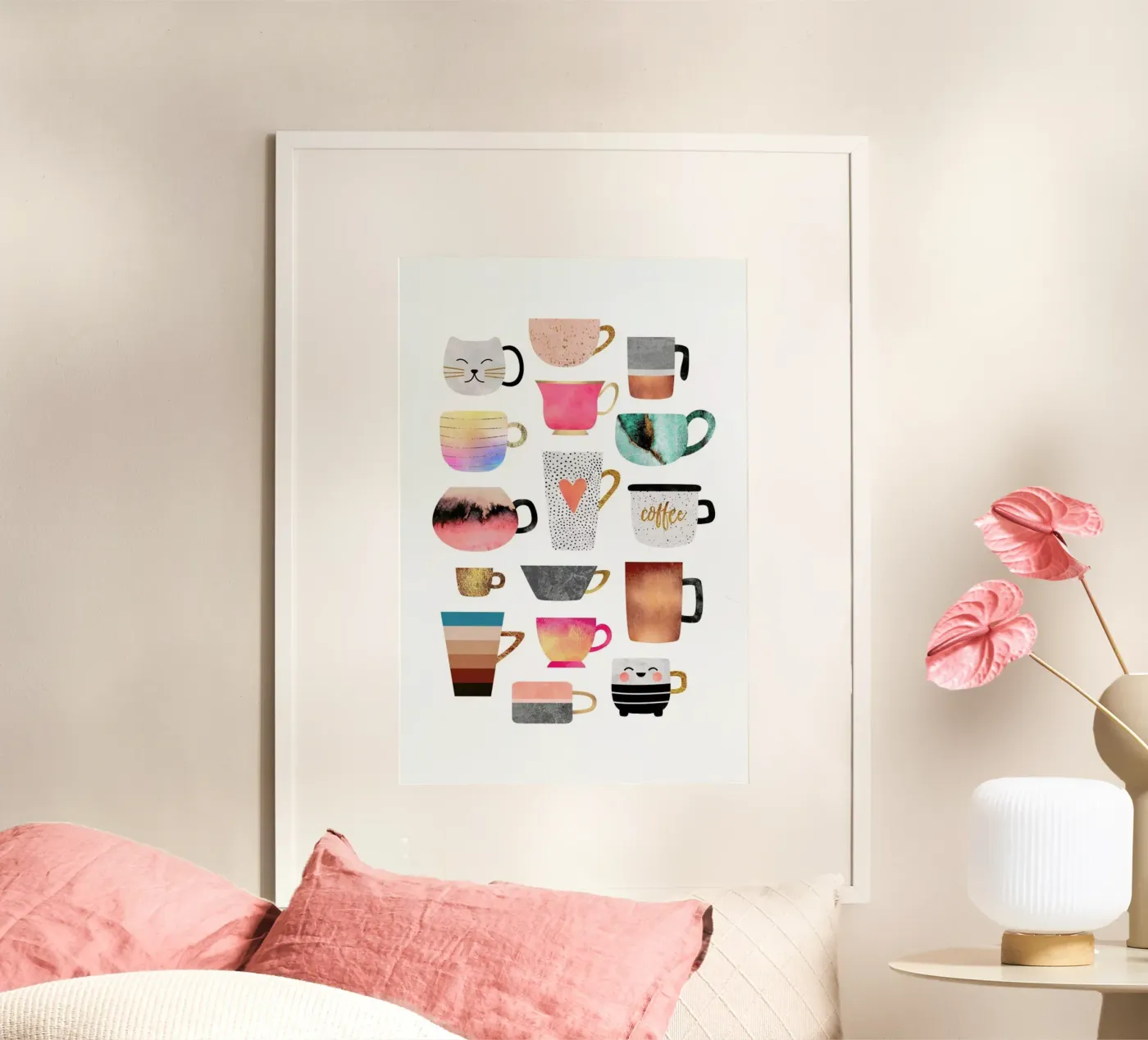 Coffee Cup Collection poster da Elisabeth Fredriksson