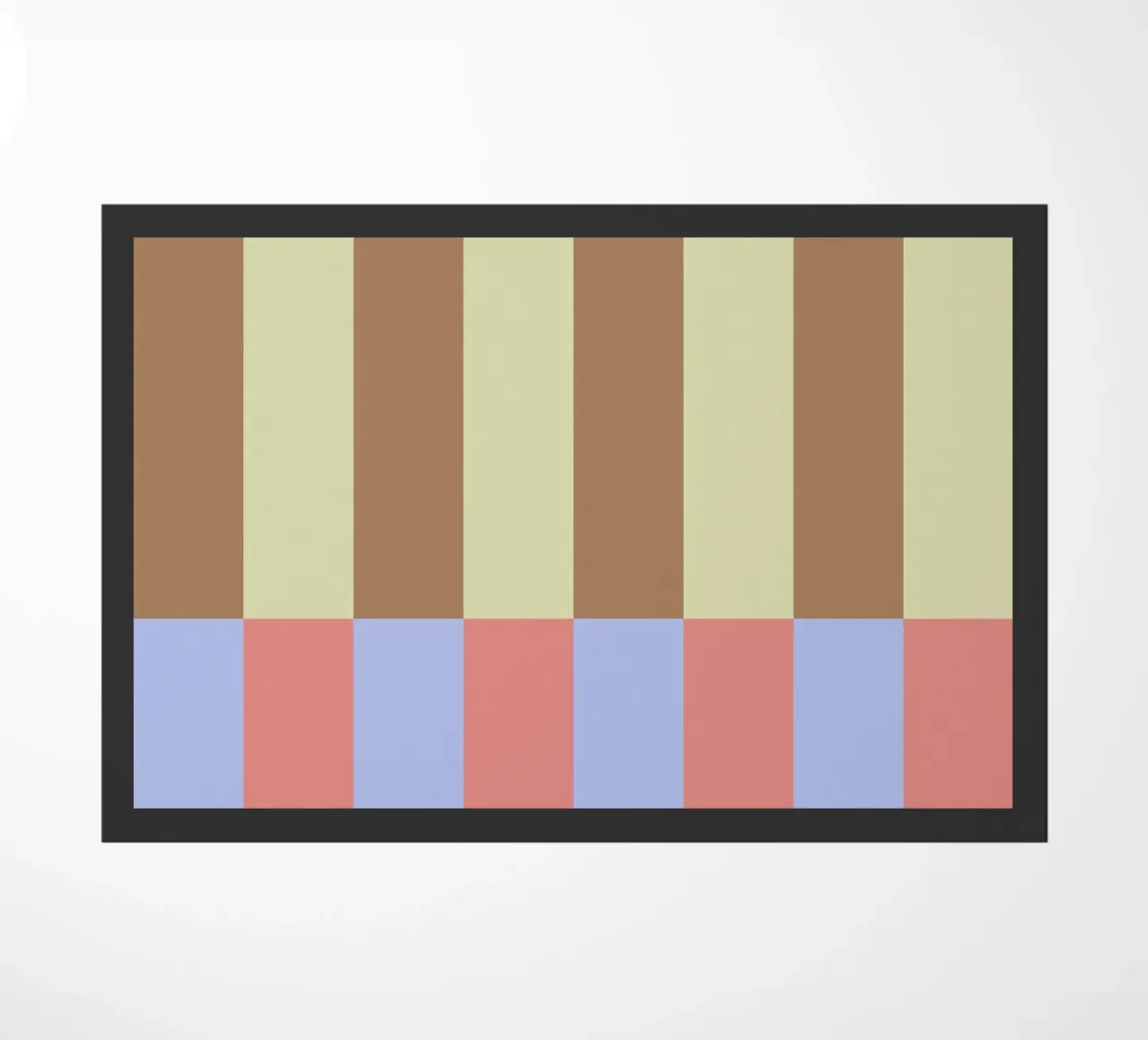 Abstract Stripes Pattern 01 doormat by Paigaam Studio